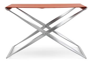 POUL KJAERHOLM, taburett, "PK-91", Fritz Hansen, Danmark.