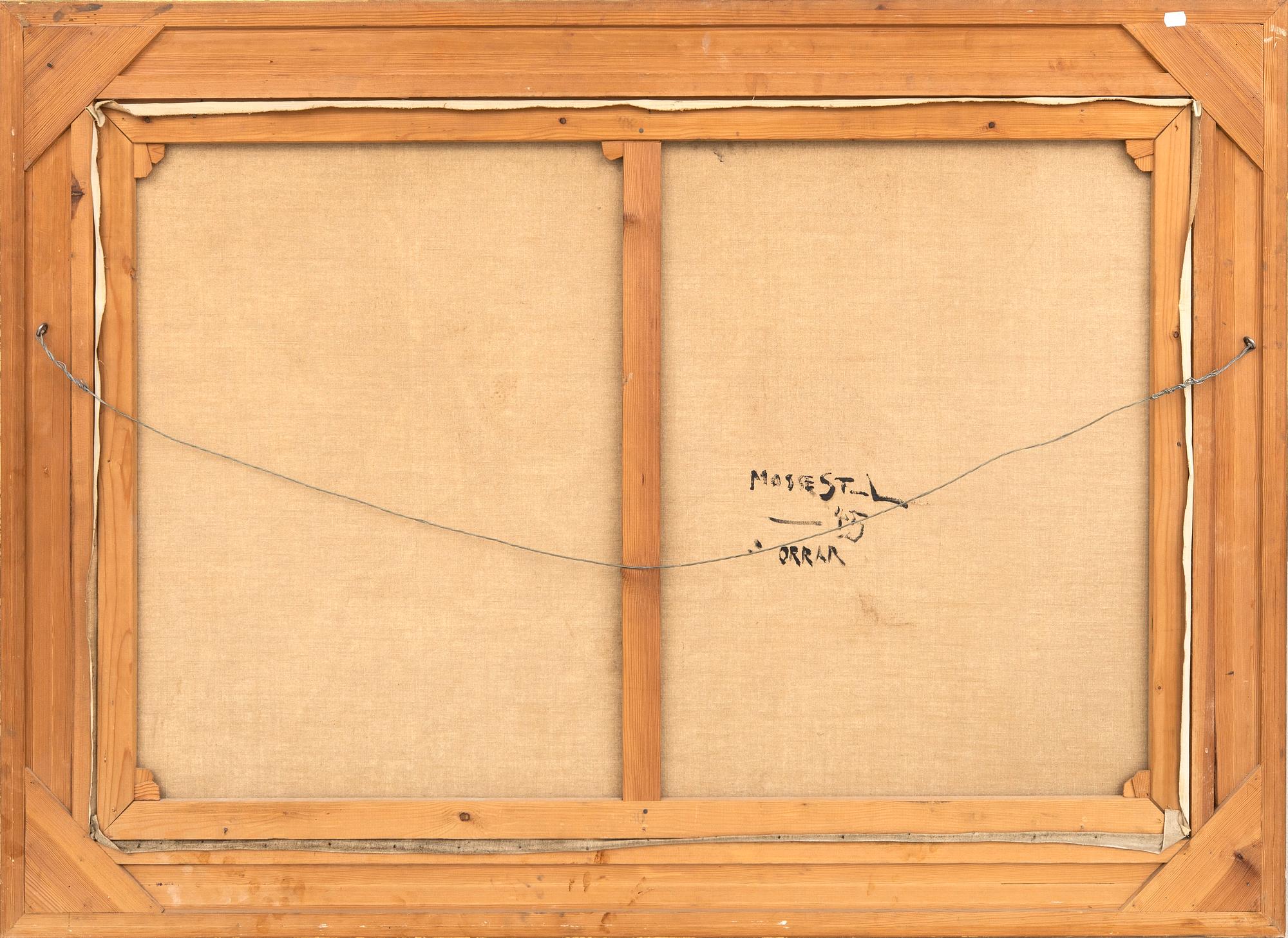 Mosse Stoopendaal, oil on canvas signed and dated 1945.