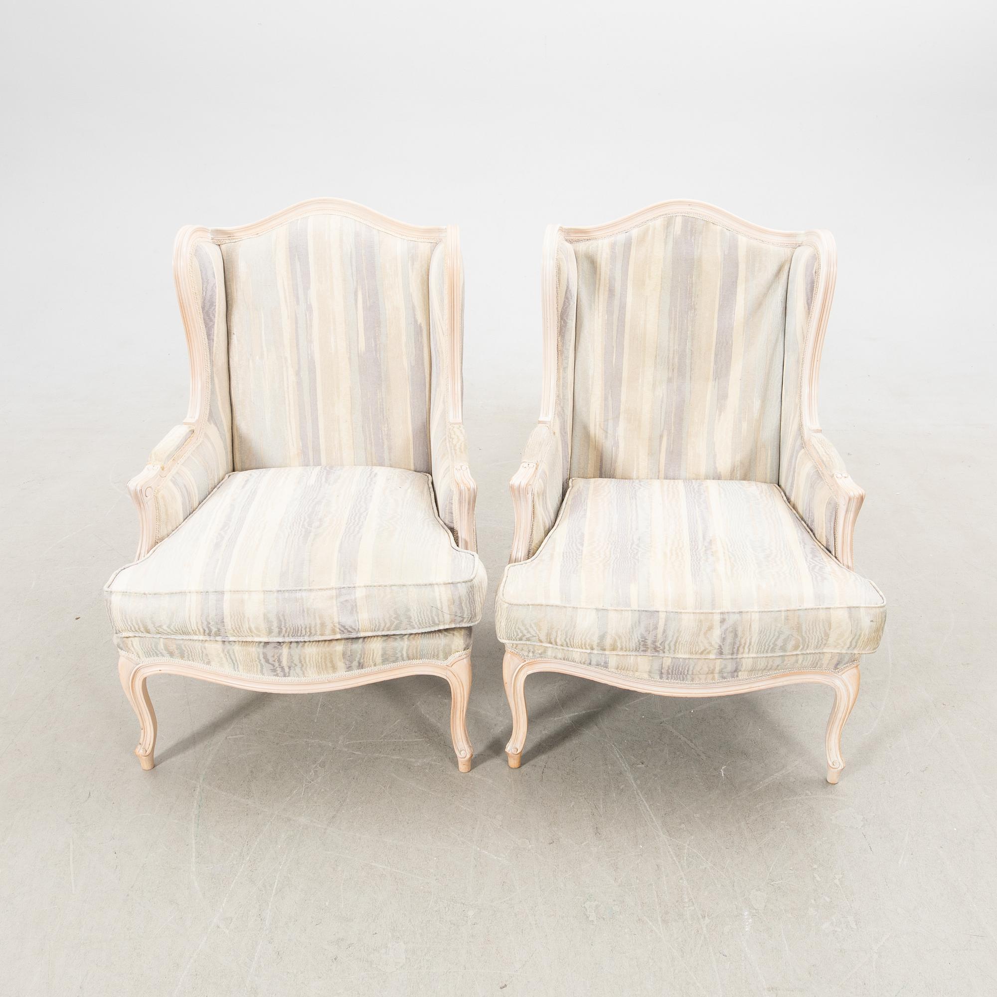 Bergèrer ett par Rokoko-stil 1900-talets andra hälft.