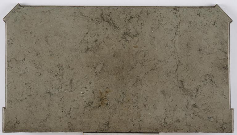 A late Gustavian mahogany commode by Erik Nyström (master in Stockholm 1773-88).