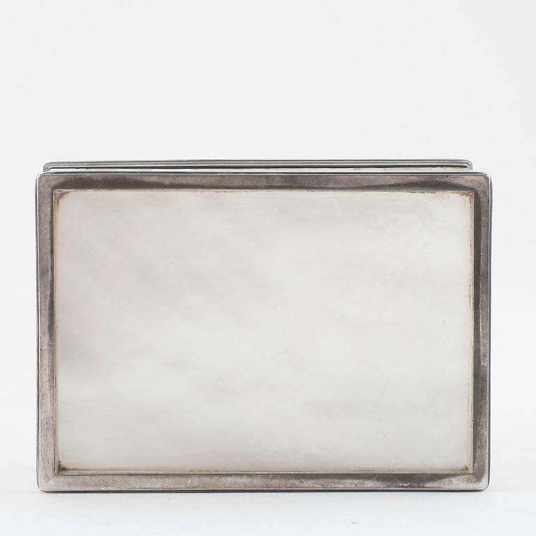 DOSA, silver och pärlemor, sekelskifte 1800/1900.