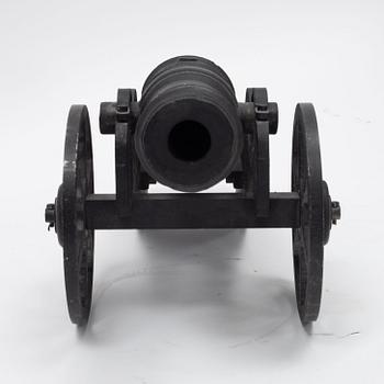 An iron salute cannon, second part of the 20th Century.