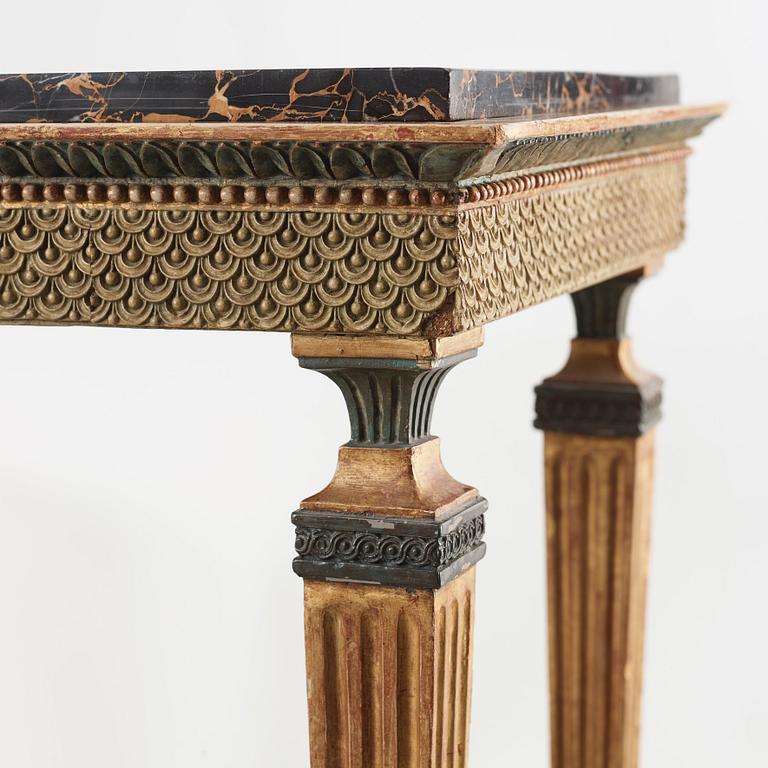 A late Gustavian circa 1800 console table.