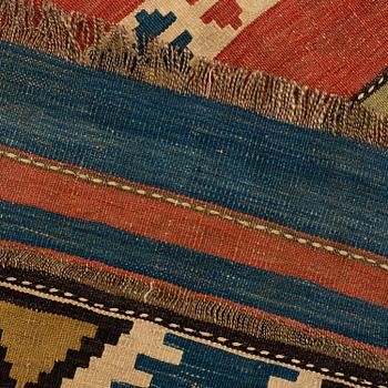 A CARPET, old Shasavan kilim, ca 260 x 125-128 cm.