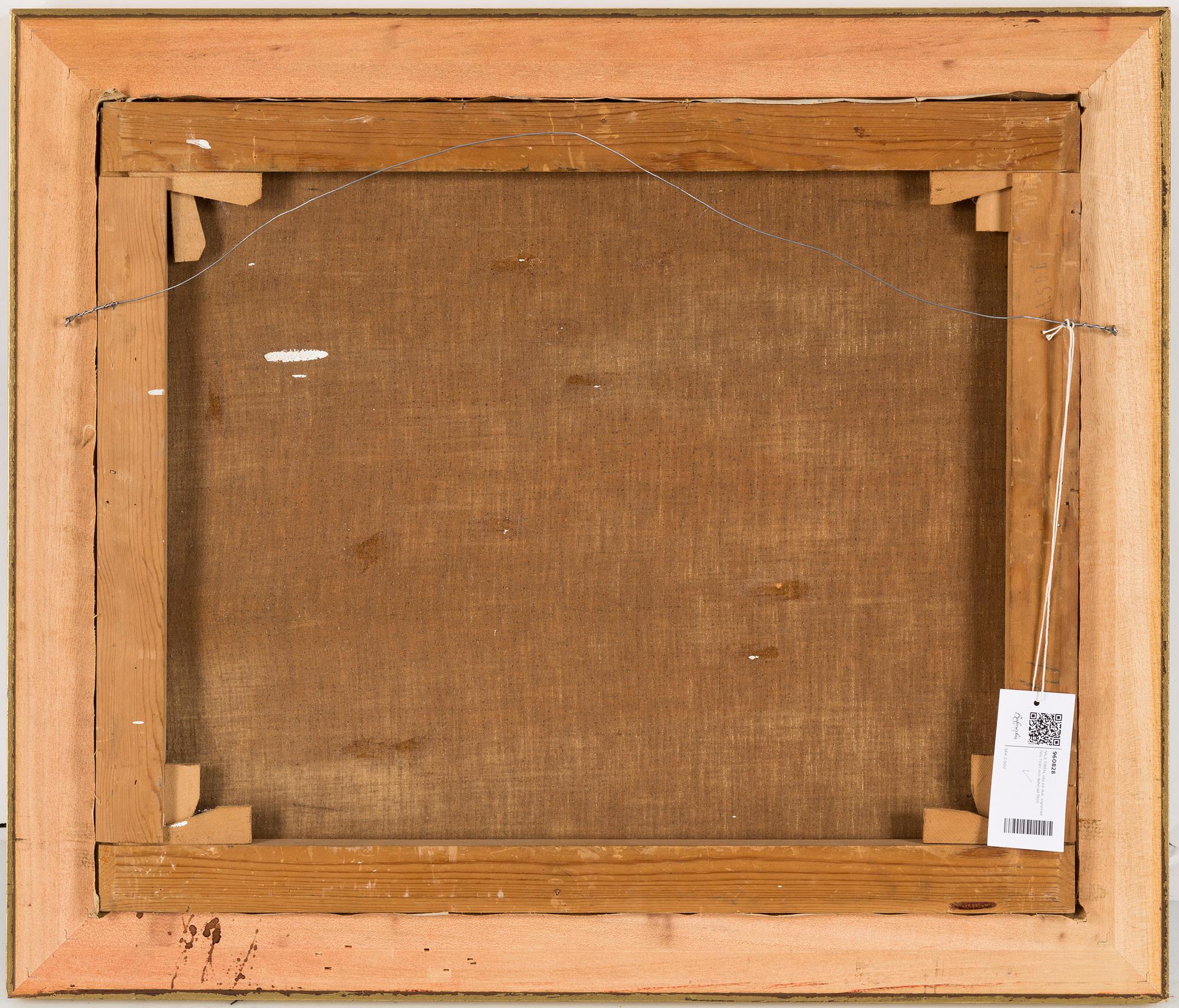 NILS TIRÉN, oil on canvas, signed and date 1920.