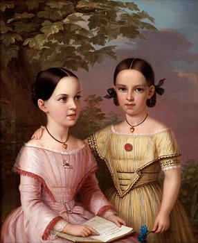 Erik Wahlbergson, "Marianne Lewenhaupt" (1841-1896) and sister "Charlotte Lewenhaupt" (1847-1875).