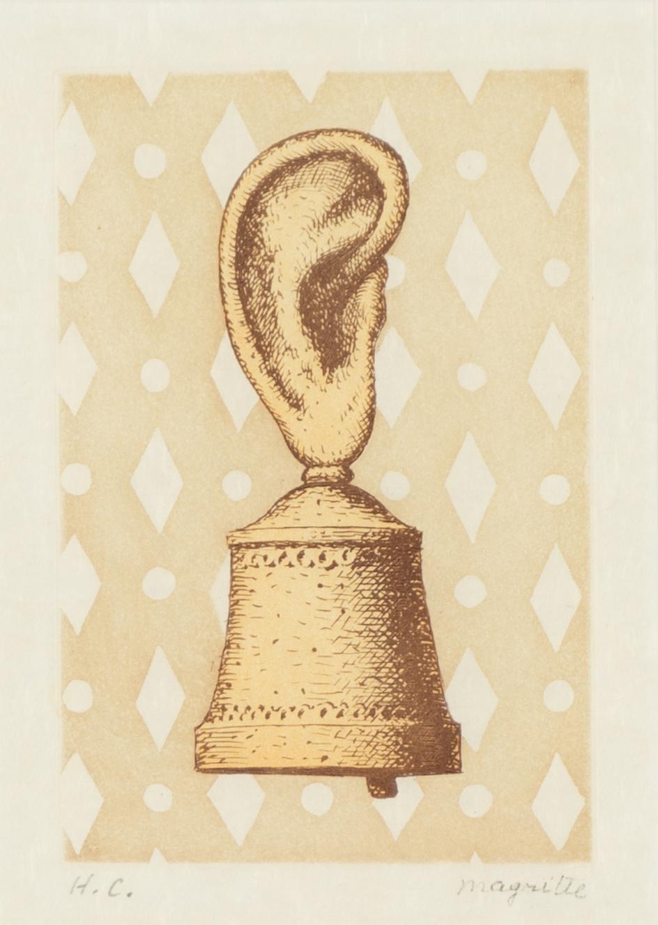 René Magritte, after, "La Leçon de Musique".