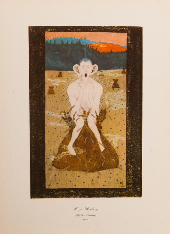 HUGO SIMBERG, after, a folder with 20 off-set printings, WSOY Porvoo 1952.