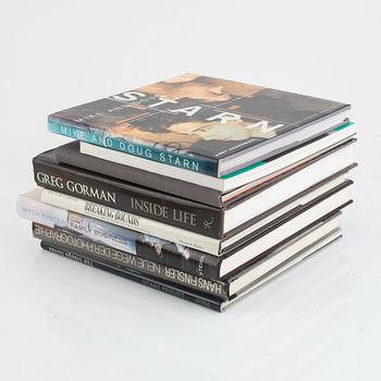 En samling fotoböcker, internationella fotografer, 8 delar.