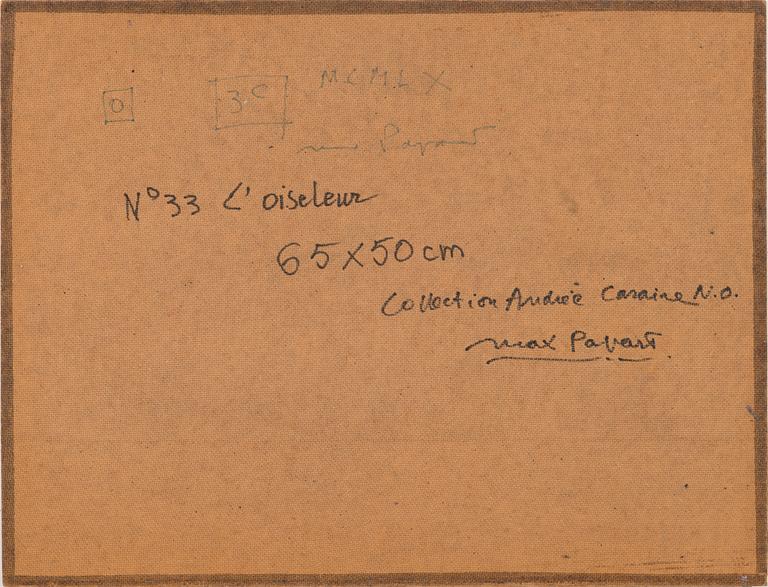 Max Papart, kollaasi, 1960, signeerattu.