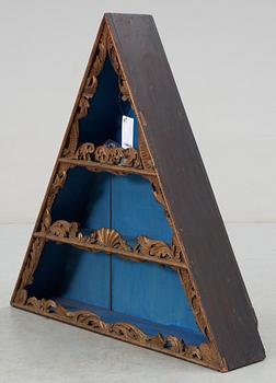 VÄGGHYLLA, Danmark, 1800-tal.