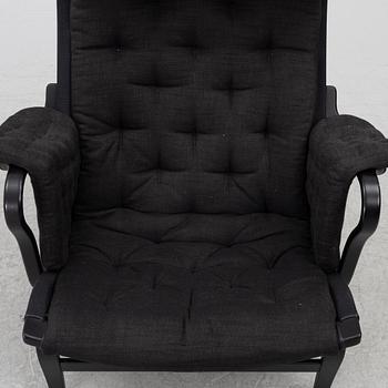 Bruno Mathsson, Armchair with footstool, 'Pernilla', Dux.