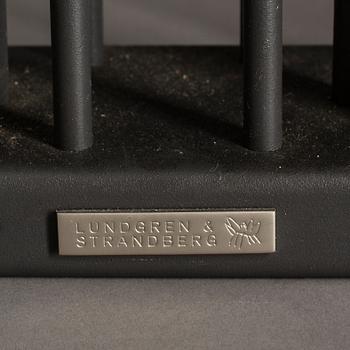 ELLJUSSTAKE/ADVENTSLJUSSTAKE, ett par, "Elflugan", Lundgren & Strandberg.