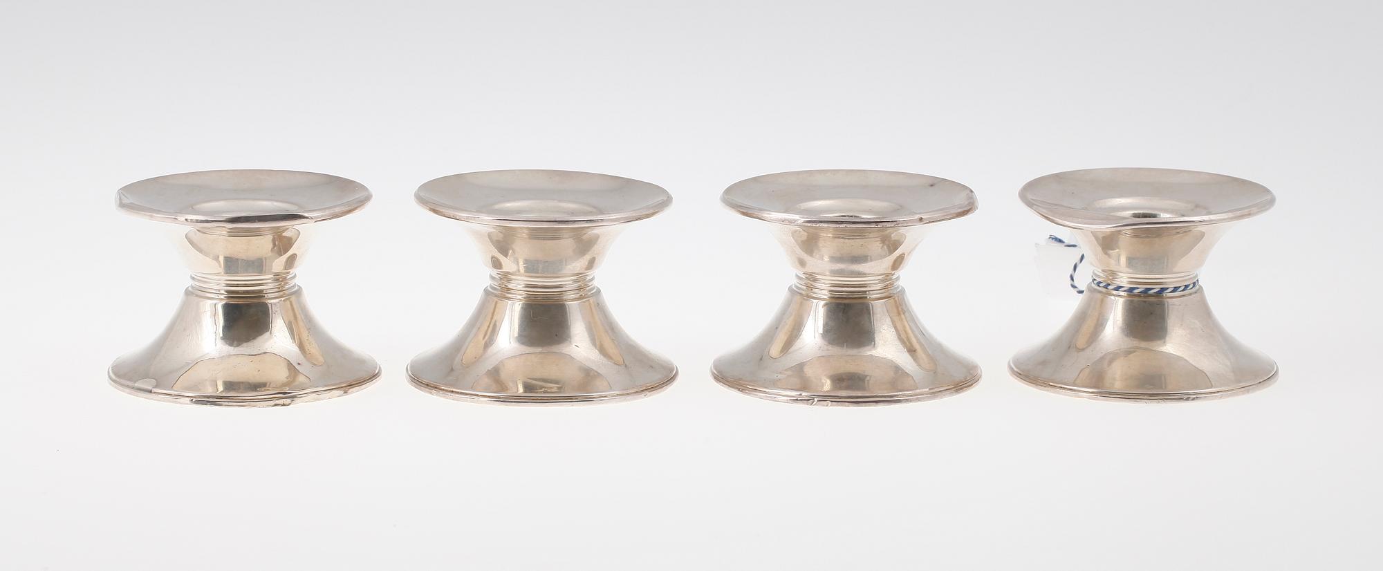 LJUSSTAKAR, 4 st, silver, Gorham, USA, 1900-tal.