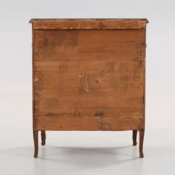 A Gustavian late 18th century commode attributed to Jonas Hultsten, master 1773.