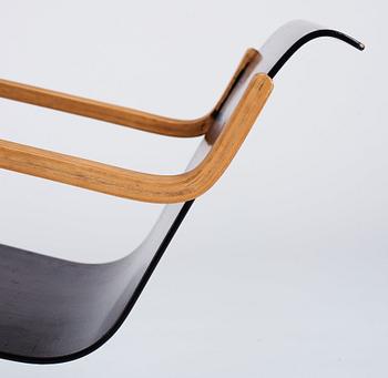 Alvar Aalto, a 'model 31' armchair, produced by O.y Huonekalu-ja Rakennustyötehdas, Finland or Aalto Design, Swedish Artek Hedemora.