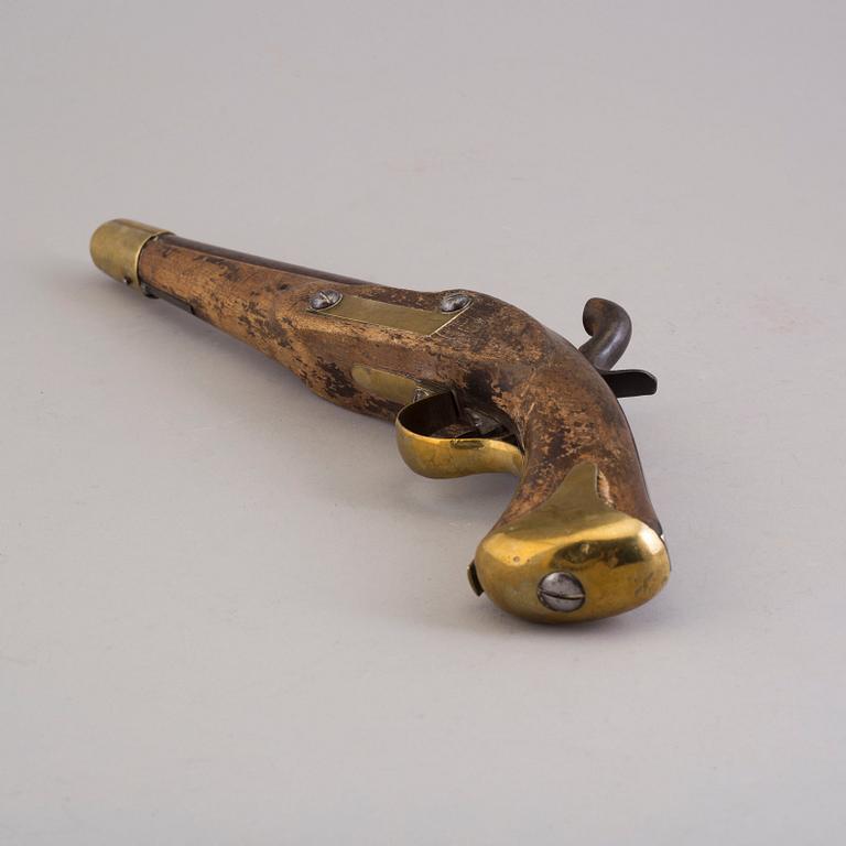 A Swedish percussion lock pistol model 1820-49.