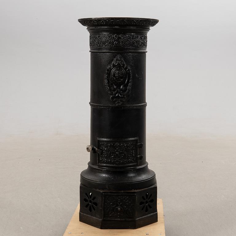 Stove around 1900 cast iron Central Europe.