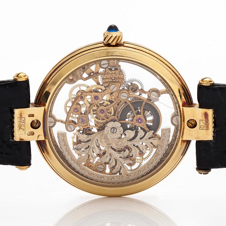 Dunhill, Skeleton, wristwatch, 33 mm.