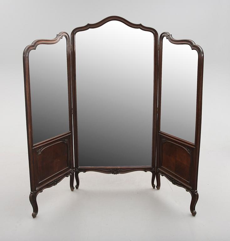 SPEGEL, 3-delad, rokokostil, 1900-talets första hälft.