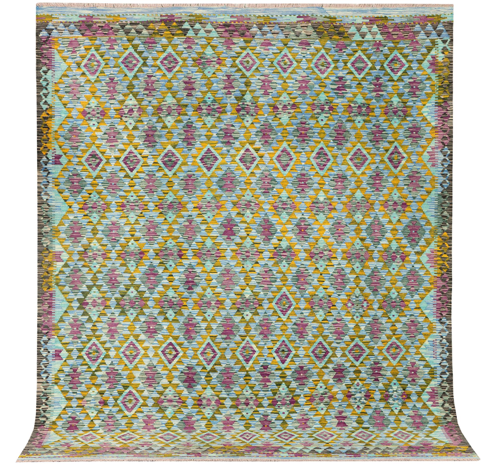 A Kilim carpet, Afghanistan, c. 252 x 206 cm.