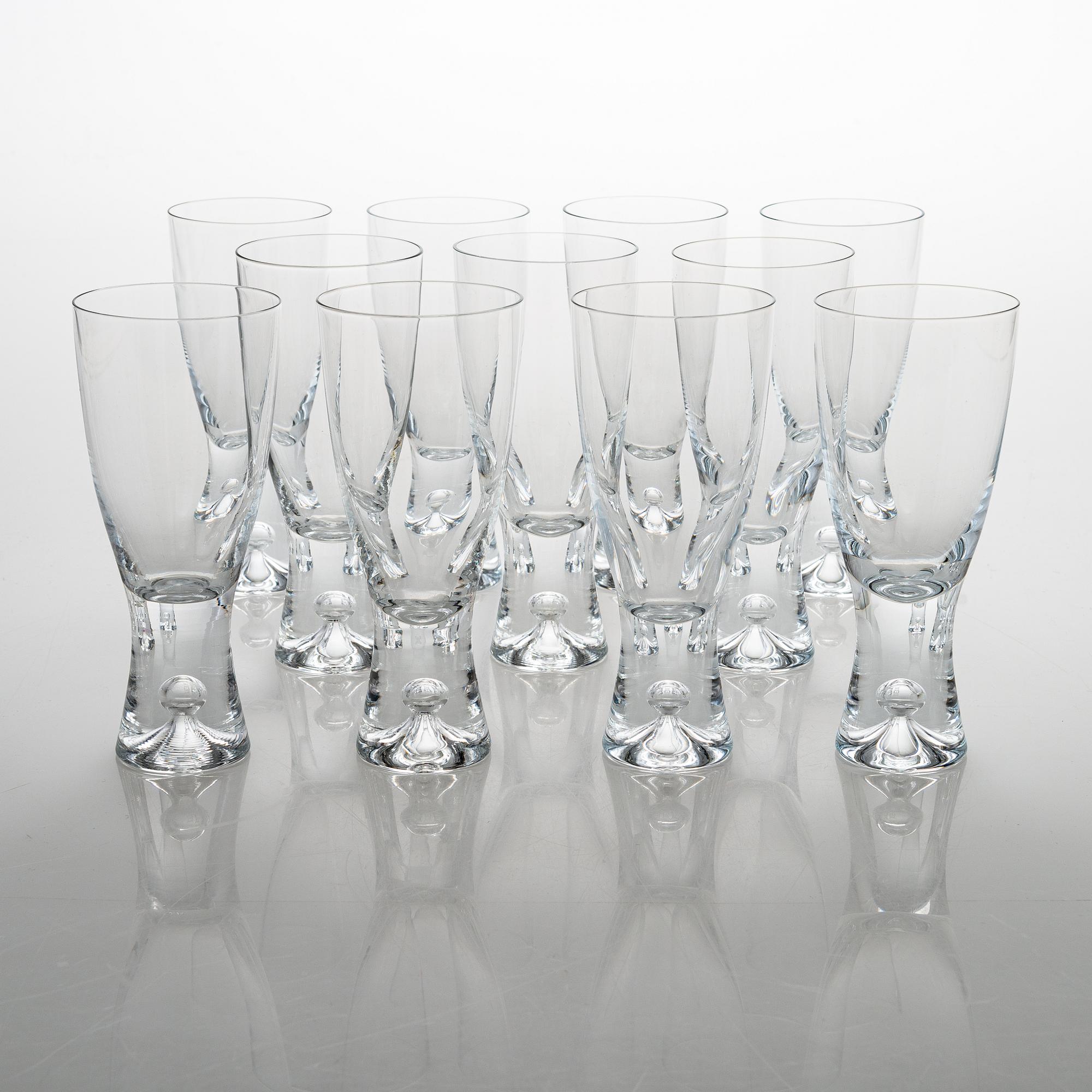 Tapio Wirkkala, A 50-piece set of 'Tapio' glassware for Iittala, Finland, model 2101.