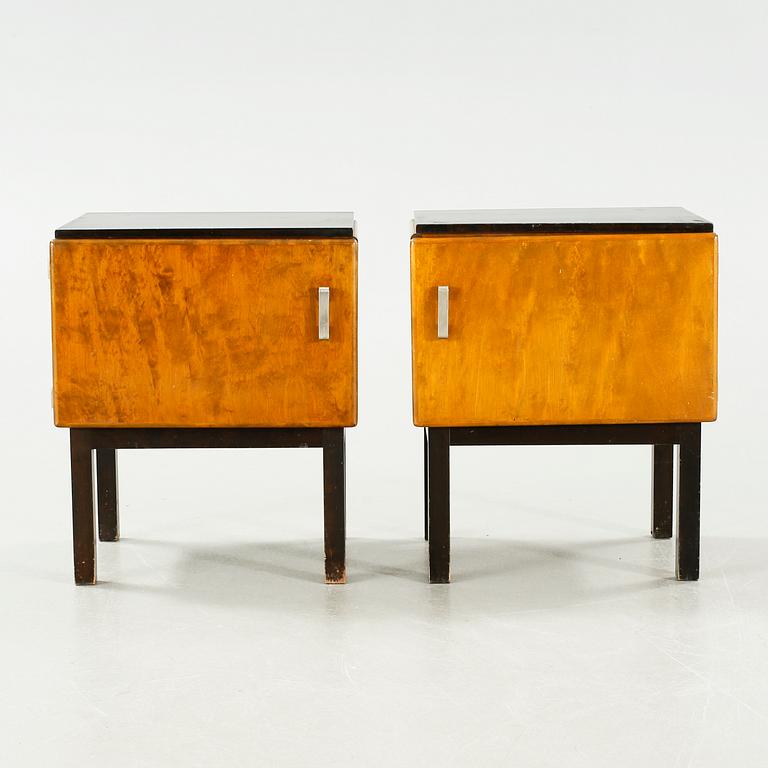 SÄNGBORD, ett par, "Svea", Nordiska Kompaniet, 1930-tal.