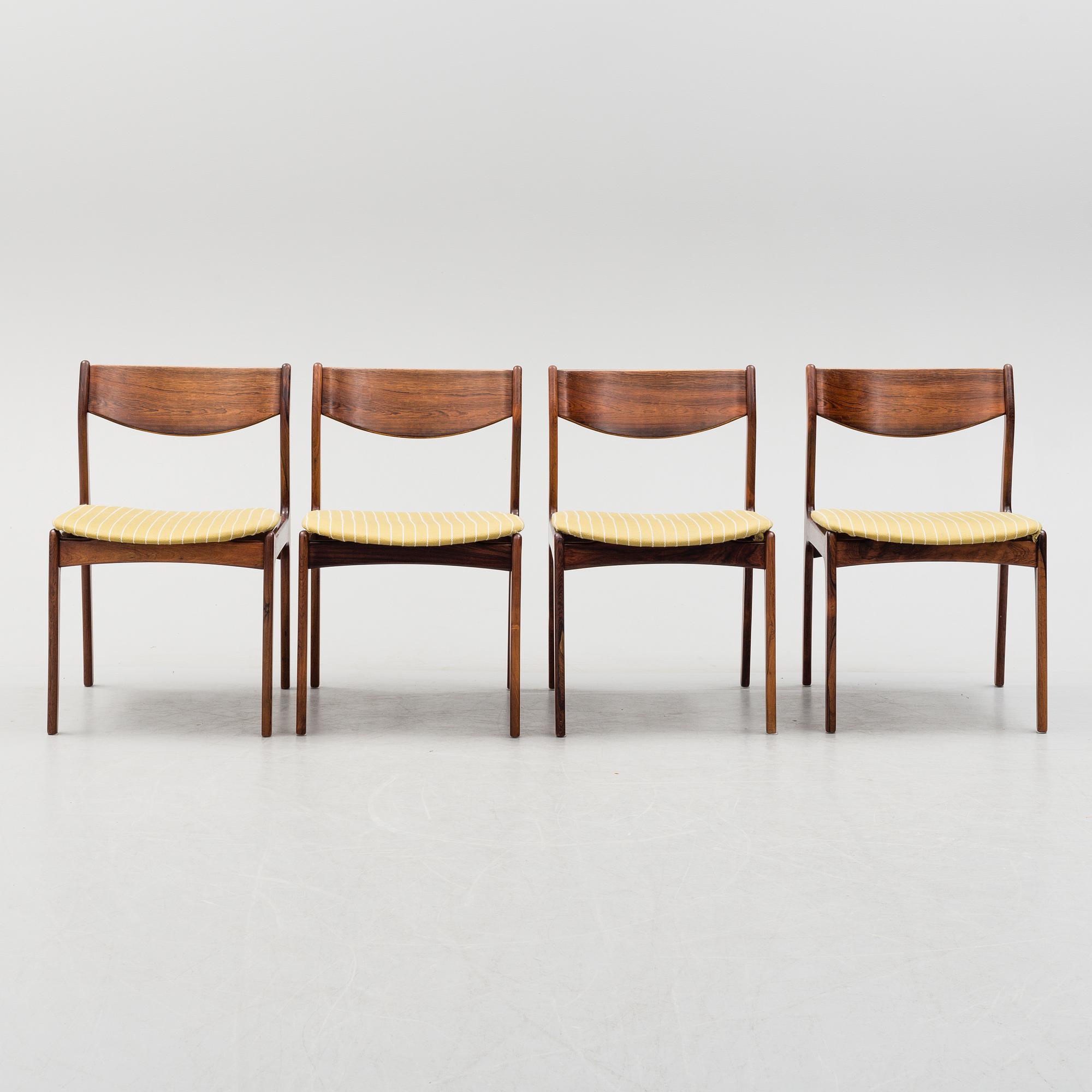 A five piece dining set, 1950's/60's.