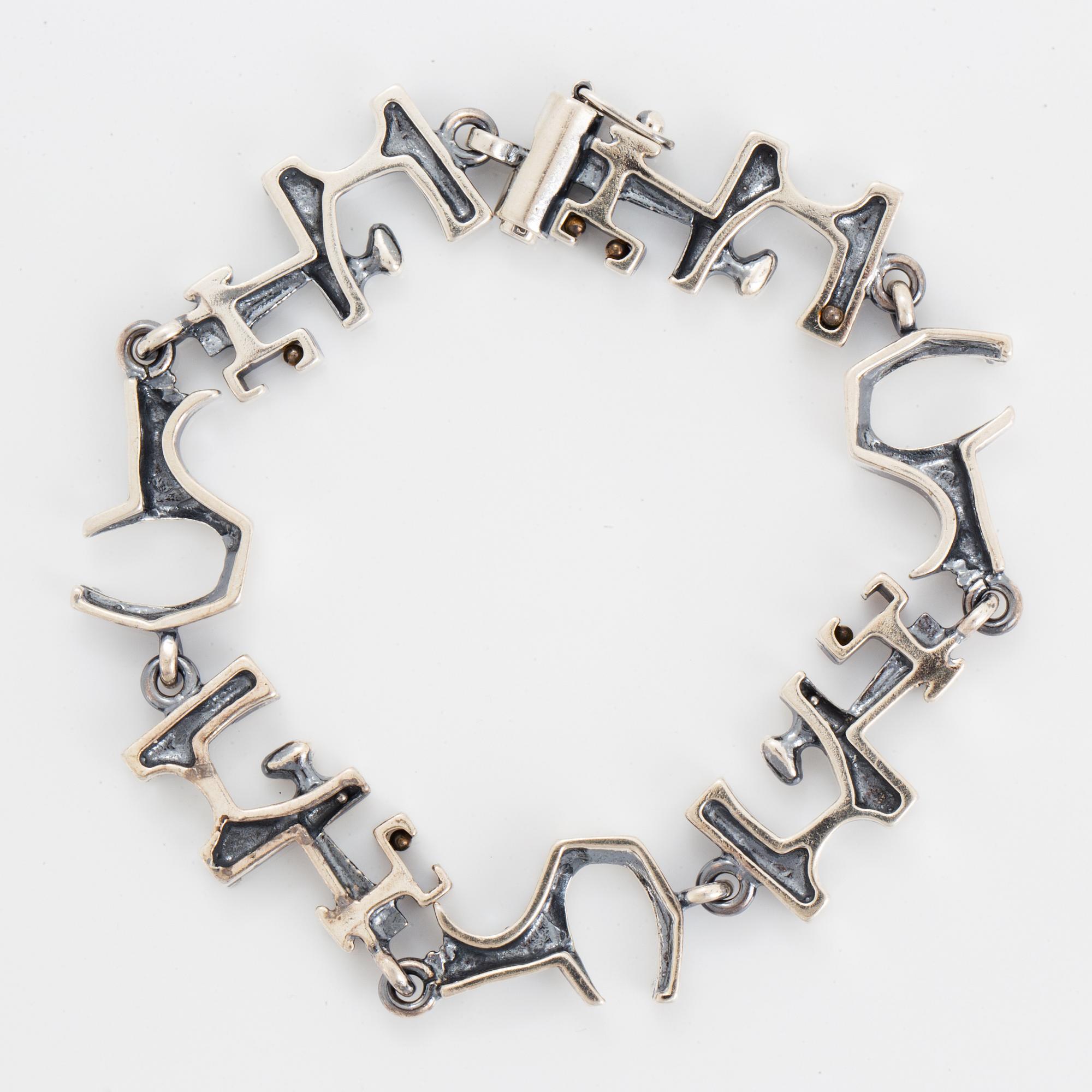 Jorma Laine, silver bracelet.