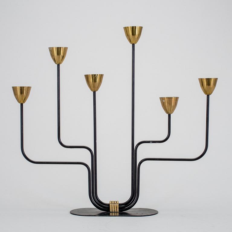 LJUSSTAKE, mässing, Gunnar Ander, Ystad Metall, 1900-talets mitt.