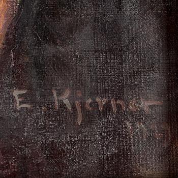 ESTHER KJERNER, olja på duk, sign o dat 1929.