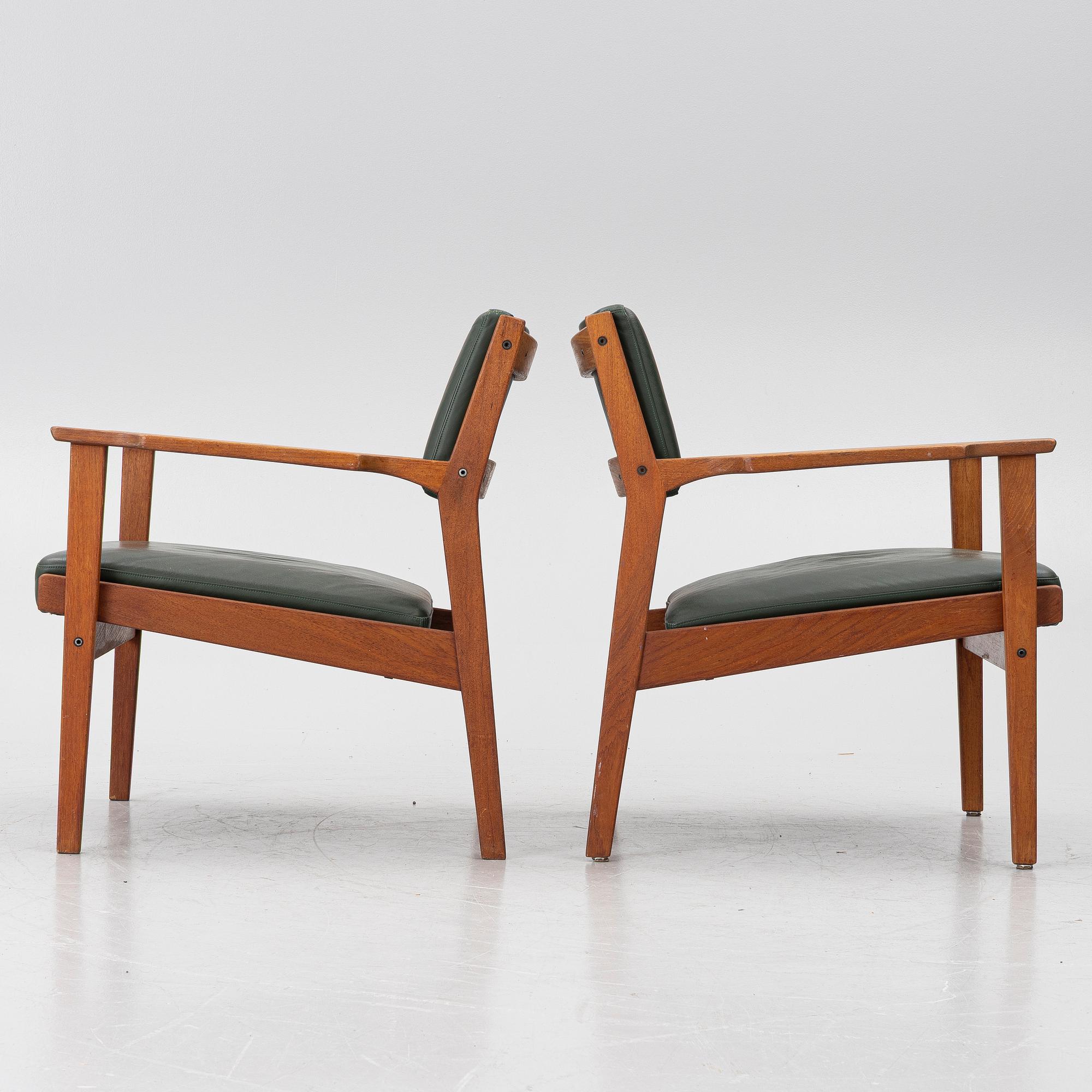 Ingemar thillmark, a pair of 'Axamo' armchairs, OPE Möbler, 1960s.
