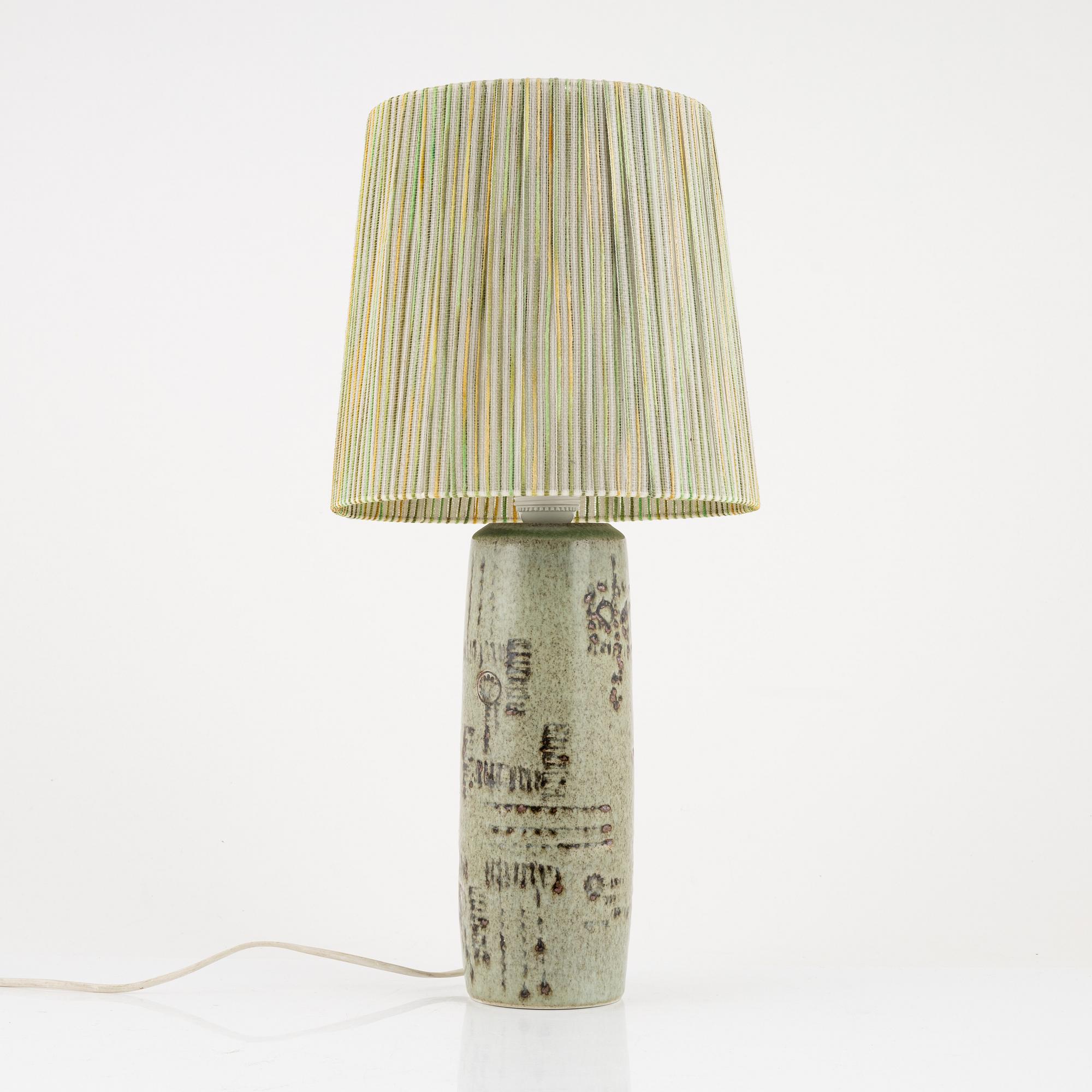Carl-Harry Stålhane, a stoneware table light, Rörstrand.
