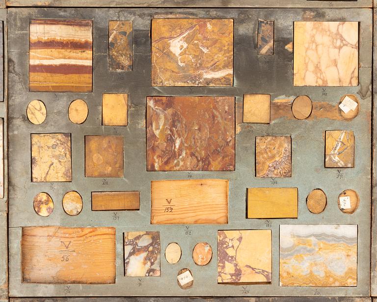 Stensamling, ca 263 delar, omkring år 1800.