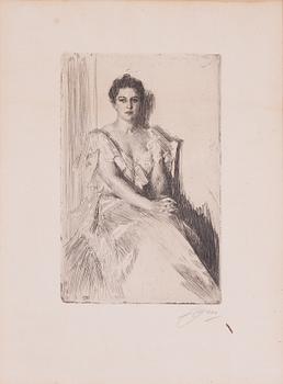 Anders Zorn, "Mrs Cleveland II".