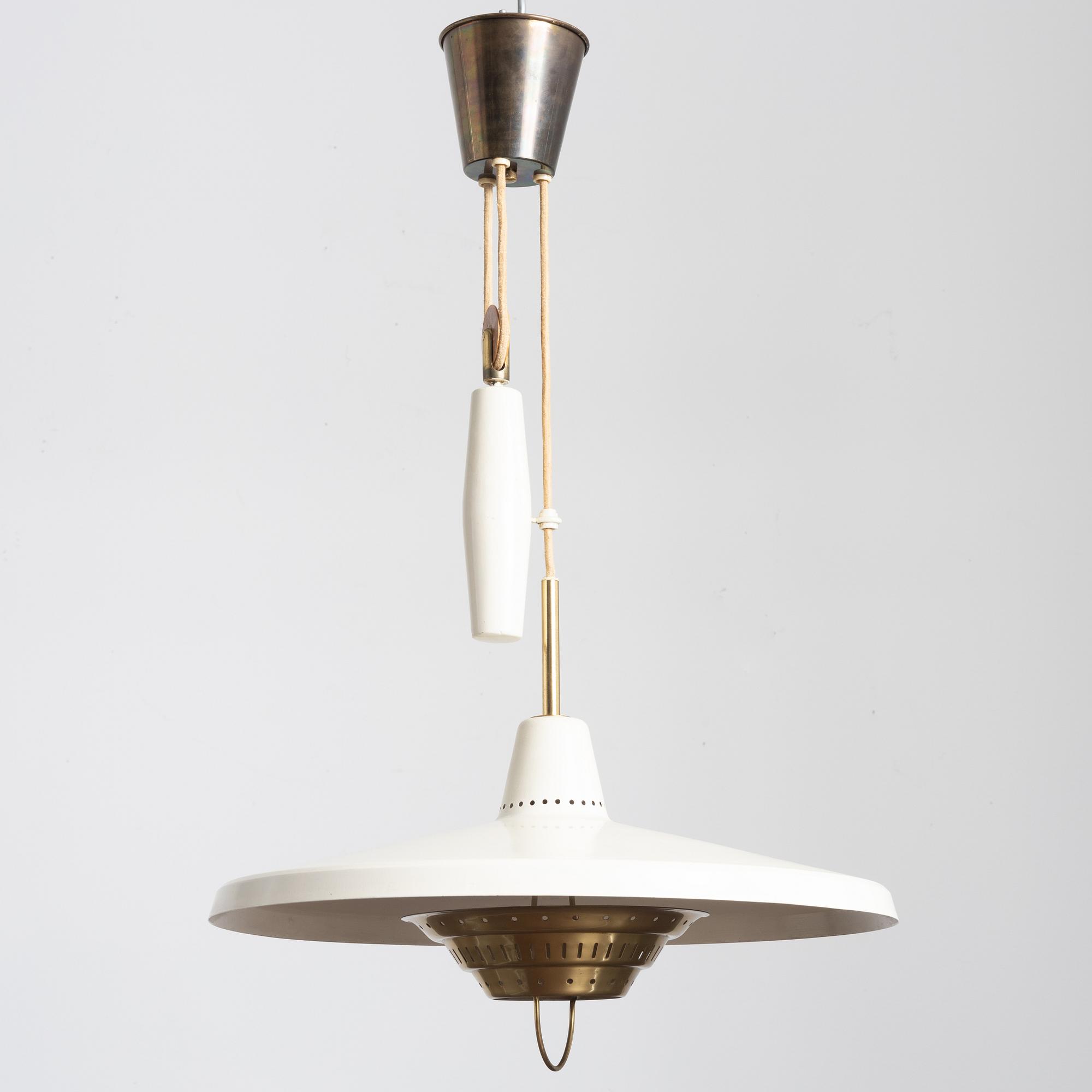 Boréns, a ceiling lamp model "3359", Borås, 1950s.
