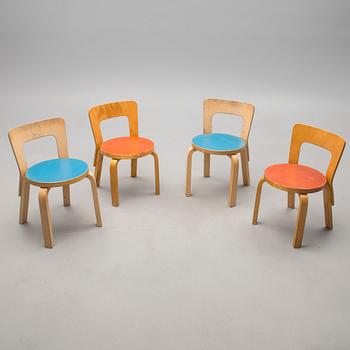 BARNMÖBLEMANG,  5 delar, Alvar Aalto Artek 1900-talets mitt.