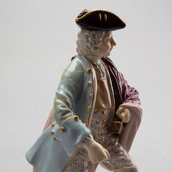 FIGURINER, 2 stycken, porslin, Meissen, Tyskland, 1900-talets första hälft.