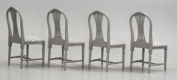MATGRUPP, 5 delar, gustaviansk stil, 1900-tal.