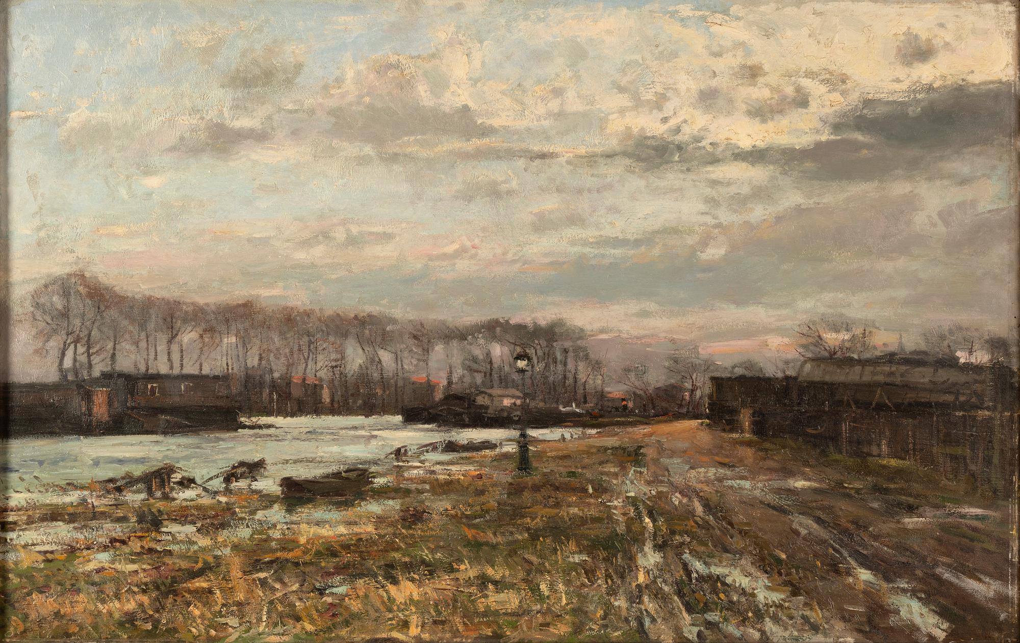 Pierre Jacques Pelletier, oil on panel, signed in lower right corner.