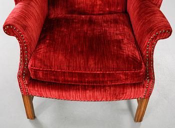 An armchair with a footrest, second half of the 20th century.