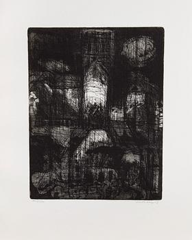 PARTI GRAFIK, ca 40 delar. Bla Louis Bastin, Denis Steen mf.