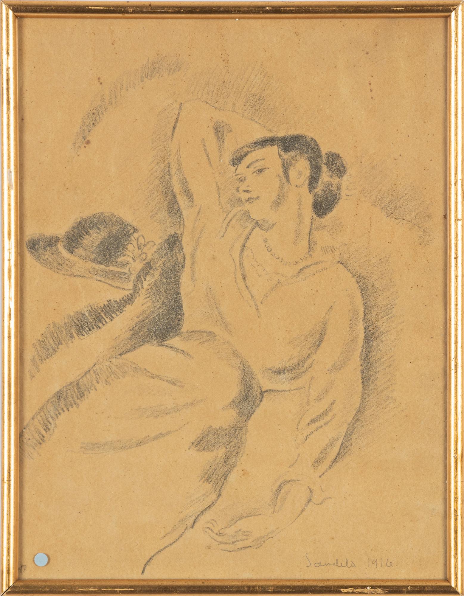 Gösta Sandels, Vilande kvinna.