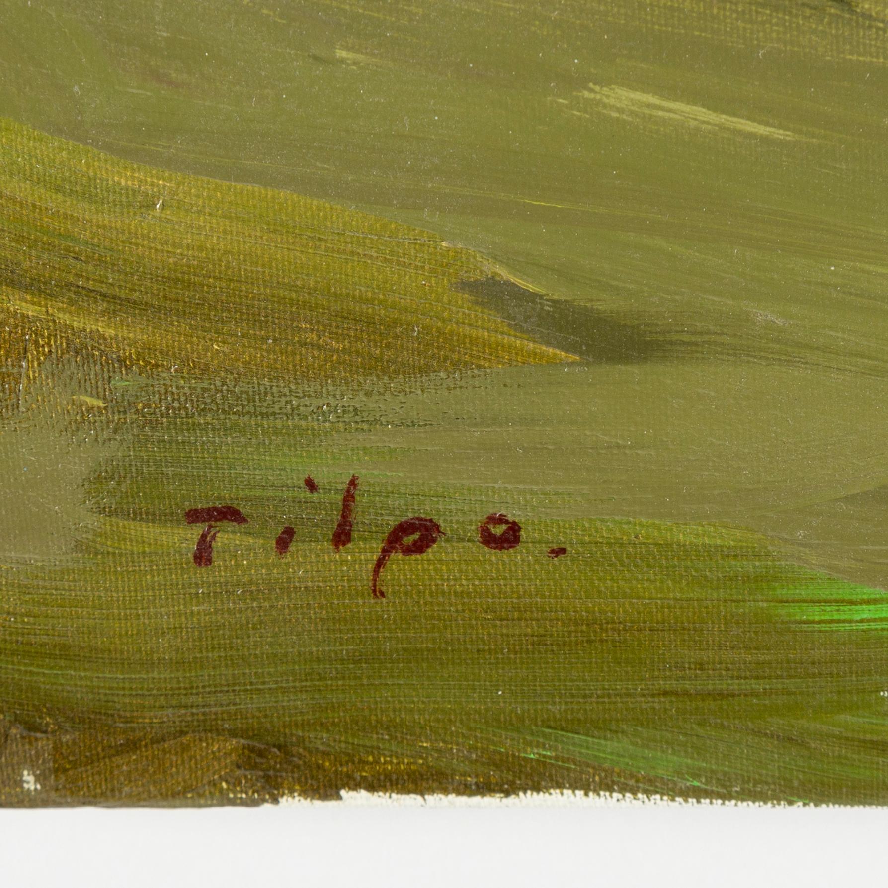FRULS TILPO, oil on canvas, signed and on verso dated 2009.