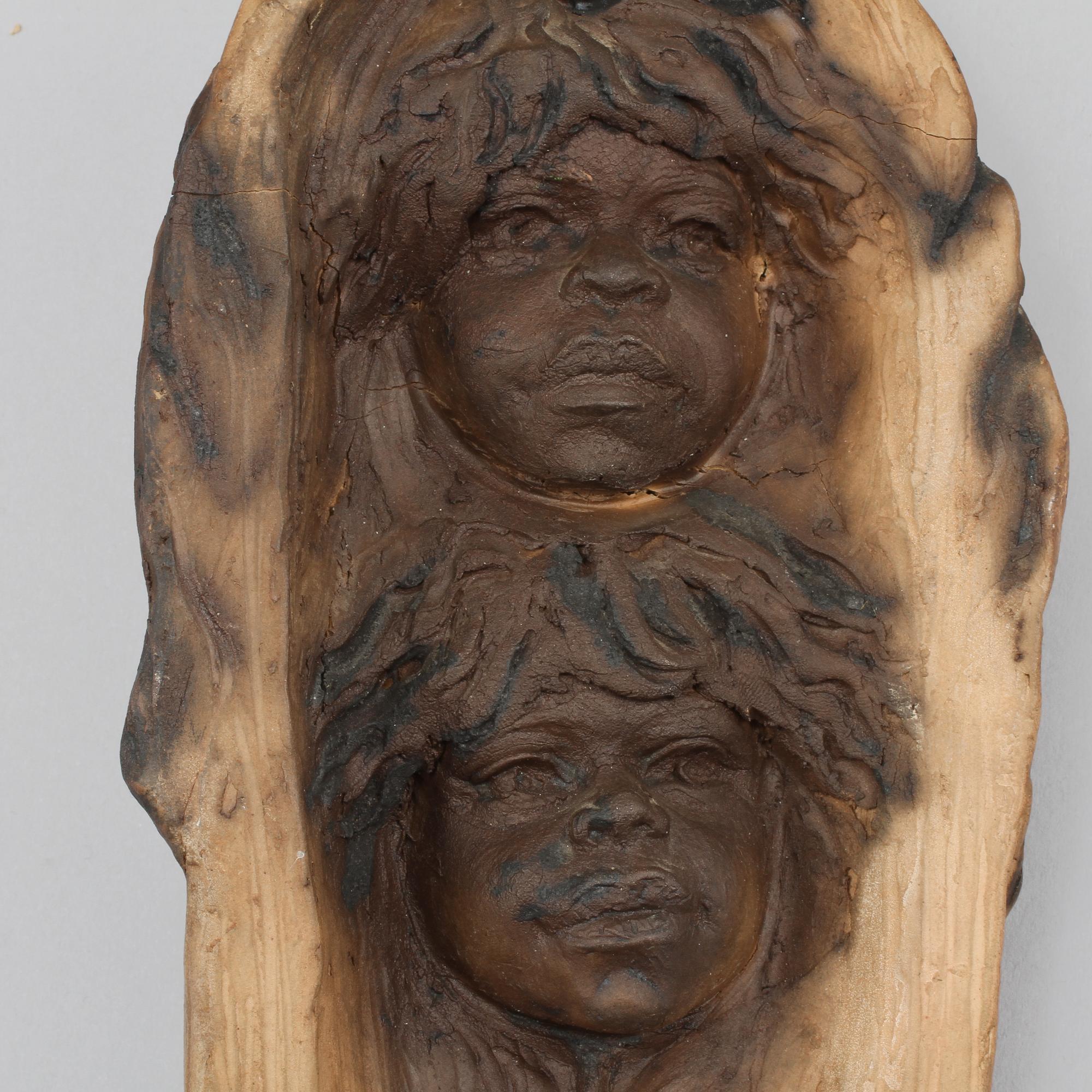 WILLIAM RICKETTS, skulptur, keramik, signerad.