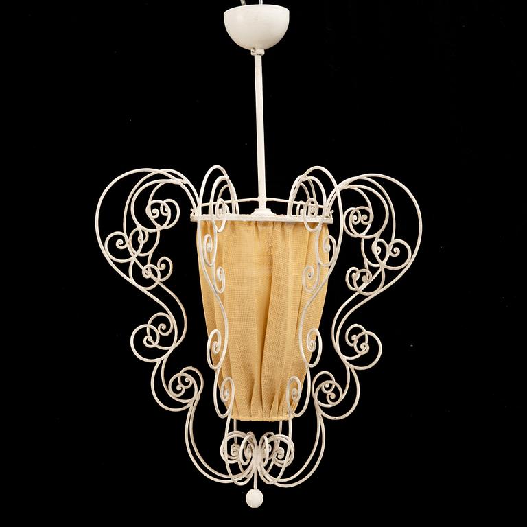 A Swedish Modern ceiling lamp/pendant, 1940's.