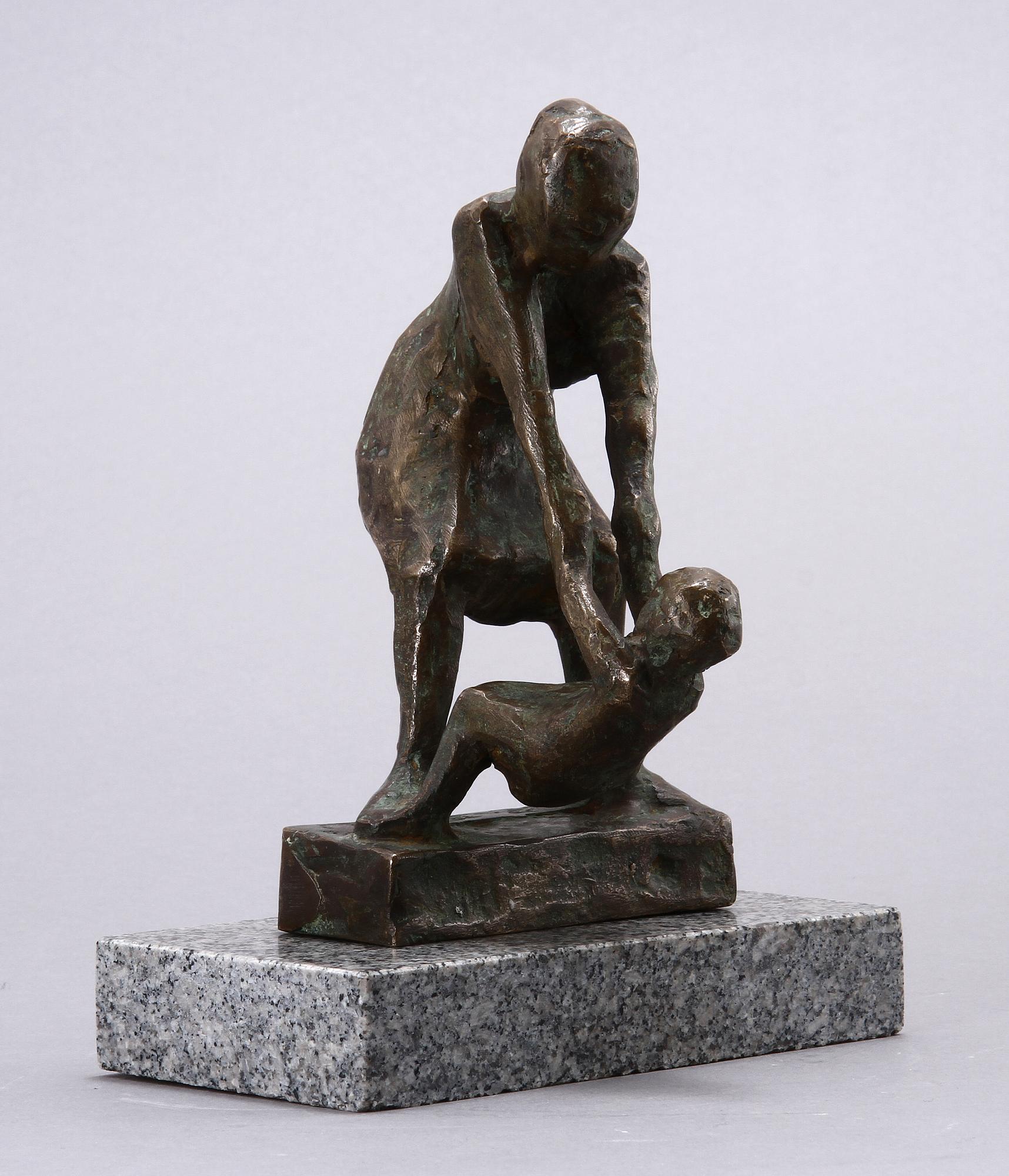 OKÄND KONSTNÄR, skulptur, brons, sign.