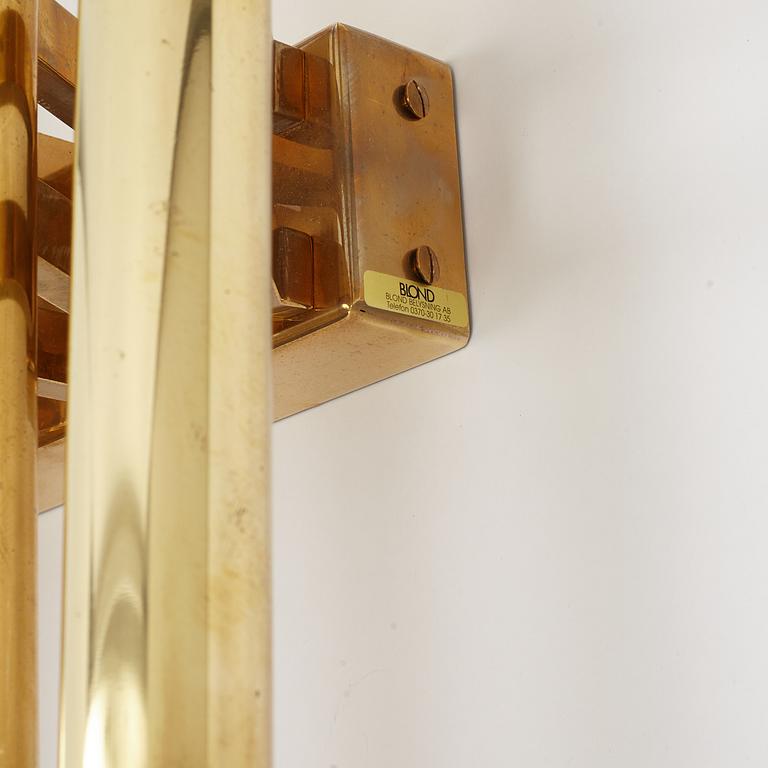 Wall lamps, a pair, Blond lighting, 21st century.