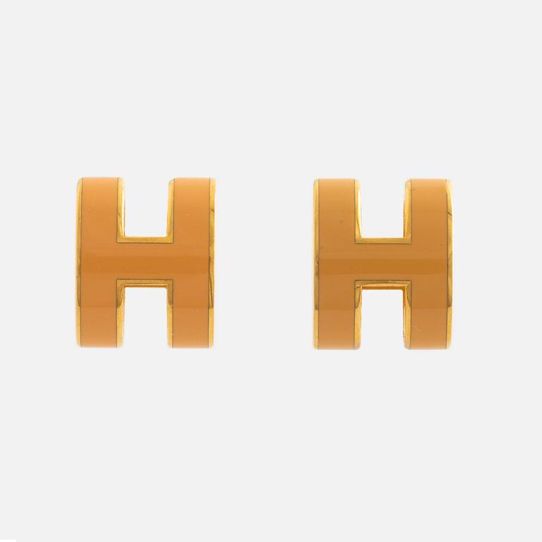 Hermès, a pair of 'Pop H' earrings.