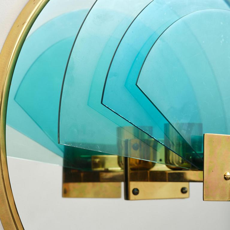 Hans-Agne Jakobsson, vägglampor, ett par, modell "C 2446", Hans-Agne Jakobsson AB, Markaryd, ca 1981-83.